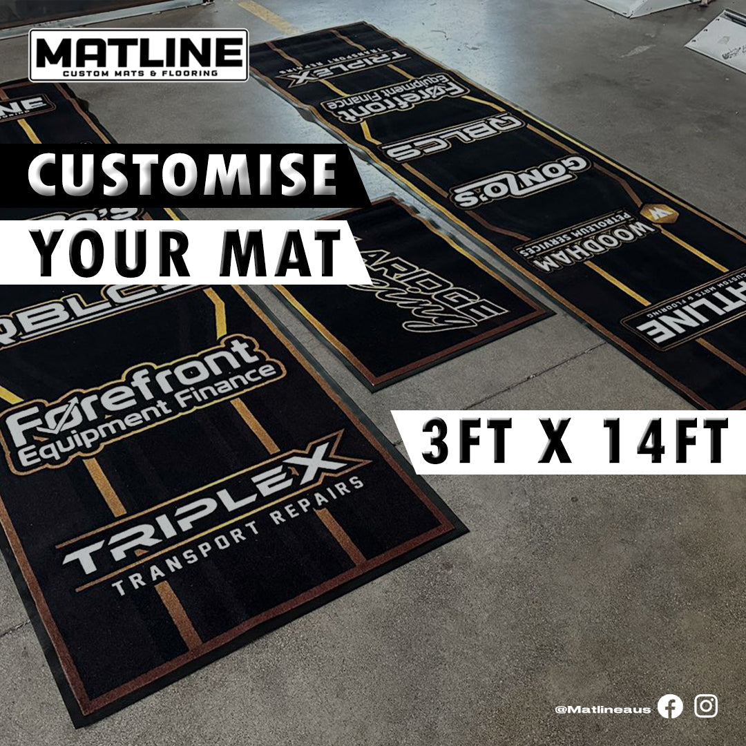 3FT x 14FT Custom Mat Matline Branding Co.