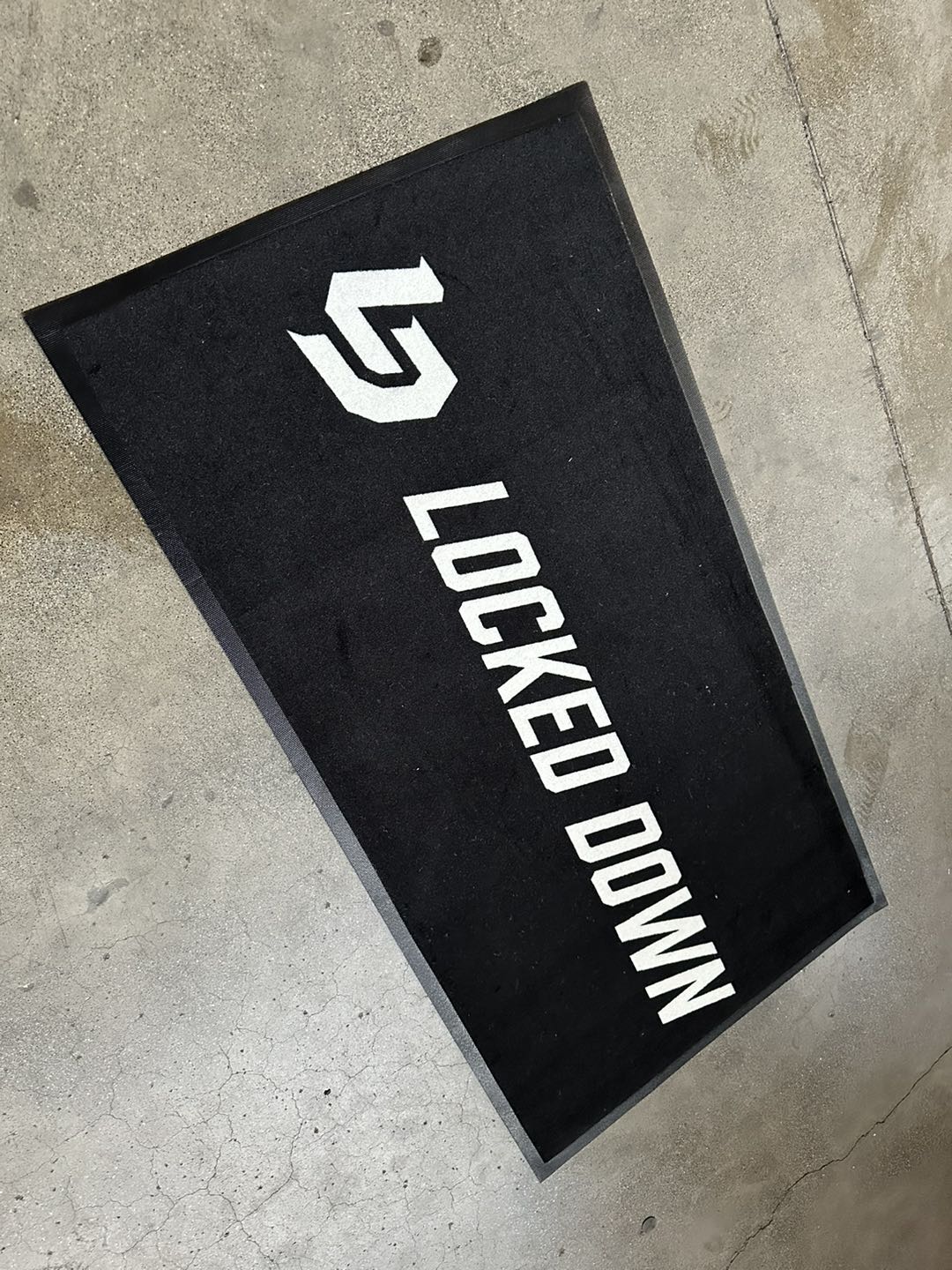 1300MM Custom Logo Floor Mat – Office, Workshop & Garage Branding Mat Matline Branding Co.