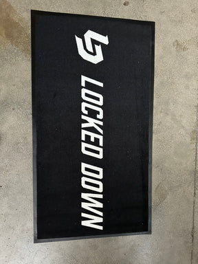 1300MM Custom Logo Floor Mat – Office, Workshop & Garage Branding Mat Matline Branding Co.