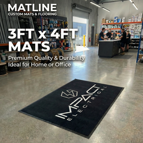 3FT x 4FT Custom Mat Matline Branding Co.