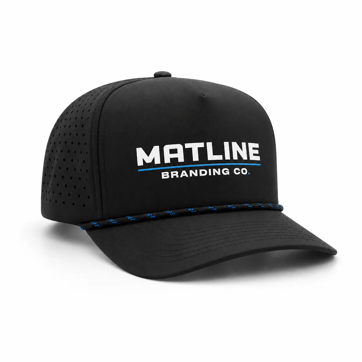 Custom Lifestyle Waterproof Rope Hat — Rubber Patch